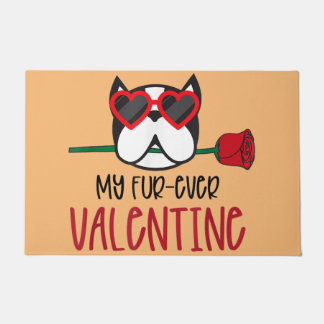 Boston Terrier moeder, Boston Terrier vader, honde Deurmat