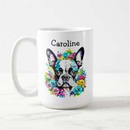 Boston Terrier Moeder gepersonaliseerd Koffiemok