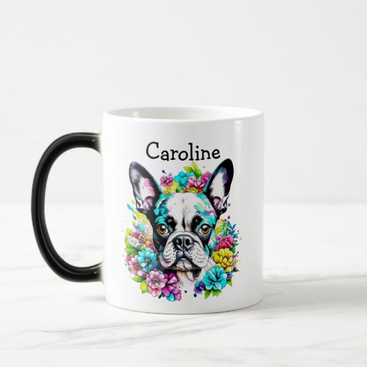 Boston Terrier Moeder gepersonaliseerd Magische Mok (Links)