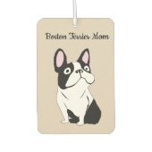 Boston terriër moeder luchtverfrisser (Voorkant)
