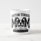 Boston Terrier moeder, maar veel coolere Jumbo Mok (Voorkant)