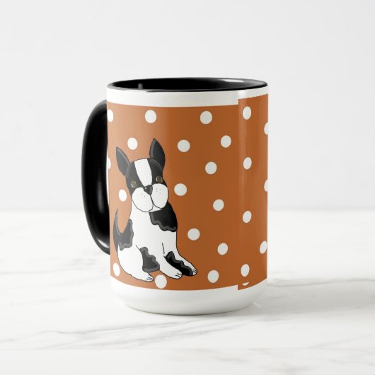 Boston Terrier Mok (Voorkant links)