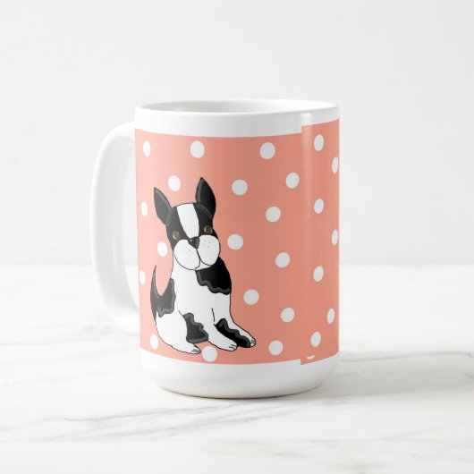 Boston Terrier Mok (Voorkant links)