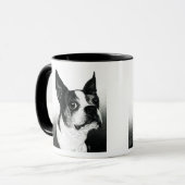 Boston Terrier Mok - "Boston Style" (Voorkant links)