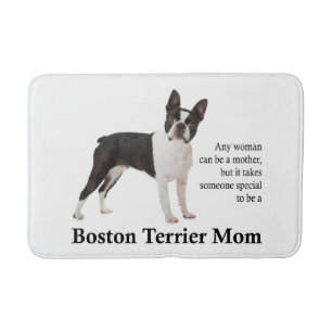 Boston Terrier Mom Bath Mat