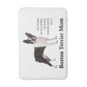 Boston Terrier Mom Bath Mat (Voorkant Verticaal)