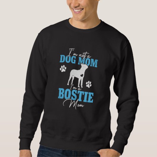Boston Terrier Mom Dog  for Women Mother's Day Trui (Voorkant)