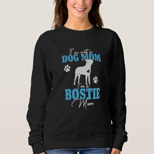 Boston Terrier Mom Dog  for Women Mother's Day Trui (Voorkant)