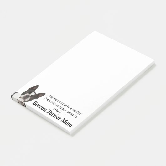 Boston Terrier Mom Post-It Notities Post-it® Notes (Schuin)