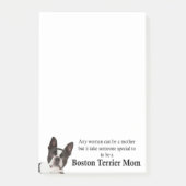 Boston Terrier Mom Post-It Notities Post-it® Notes (Voorkant)