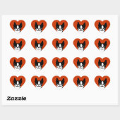 Boston Terrier - Mooie Hond Hart Sticker (Vel)