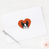 Boston Terrier - Mooie Hond Hart Sticker (Envelop)