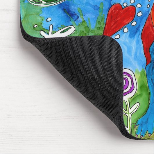 Boston Terrier Mousepad Muismat (Hoek)