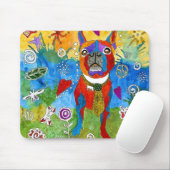 Boston Terrier Mousepad Muismat (Met muis)