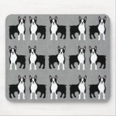 Boston Terrier Mousepad Muismat (Voorkant)