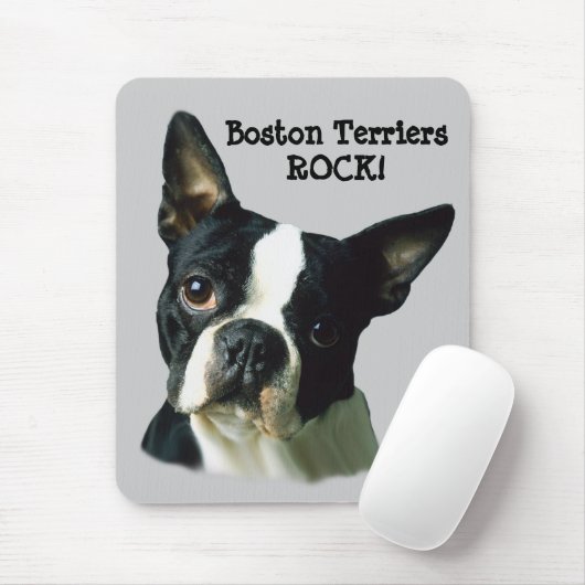 Boston Terrier Mousepad Muismat (Met muis)