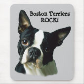 Boston Terrier Mousepad Muismat (Voorkant)