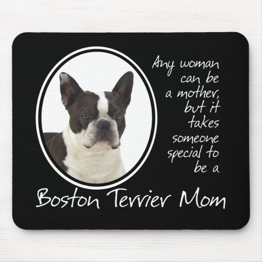 Boston Terrier Mousepad Muismat (Voorkant)