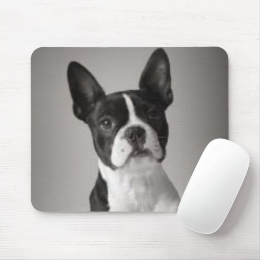 Boston Terrier Mousepad Muismat (Met muis)