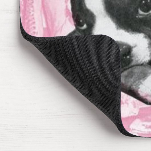 Boston Terrier mousepad Muismat (Hoek)