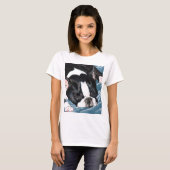 Boston Terrier Nap T-shirt (Voorkant volledig)
