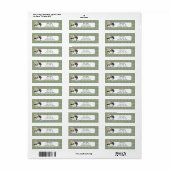 Boston Terrier Naughty Pup Labels (Full Sheet)