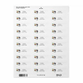 Boston Terrier Naughty Pup Labels (Full Sheet)
