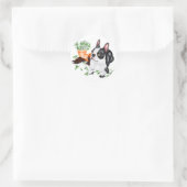 Boston Terrier Naughty Pup Sticker (Tas)