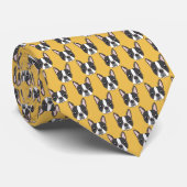 Boston Terrier Necktie Stropdas (Opgerold)