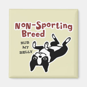 Boston Terrier "Niet-sportief ras" Magneet
