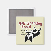 Boston Terrier "Non-Sporting Breed" Magneet (Voorkant / Achterkant)
