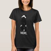 Boston Terrier Nope Sarcastic T-shirt (Voorkant)