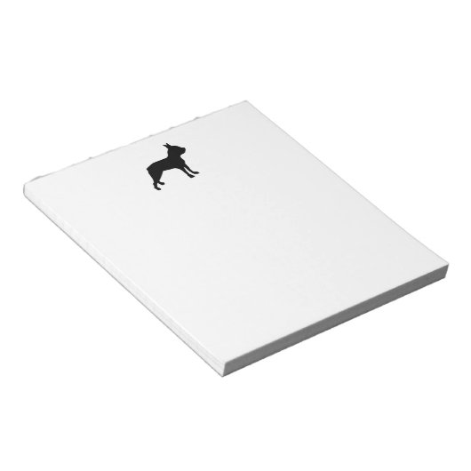 Boston Terrier Note Pad Notitieblok (Schuin)