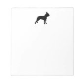 Boston Terrier Note Pad Notitieblok (Voorkant)