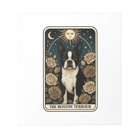 Boston Terrier Notitieblok (Voorkant)