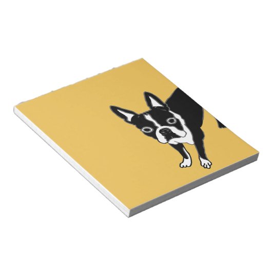 Boston Terrier Notitieblok (Schuin)