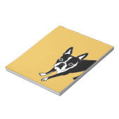 Boston Terrier Notitieblok (Linkerzijde)