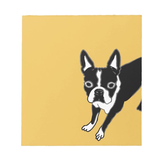 Boston Terrier Notitieblok (Voorkant)