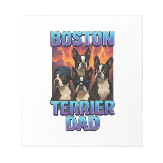 Boston Terrier Notitieblok (Voorkant)