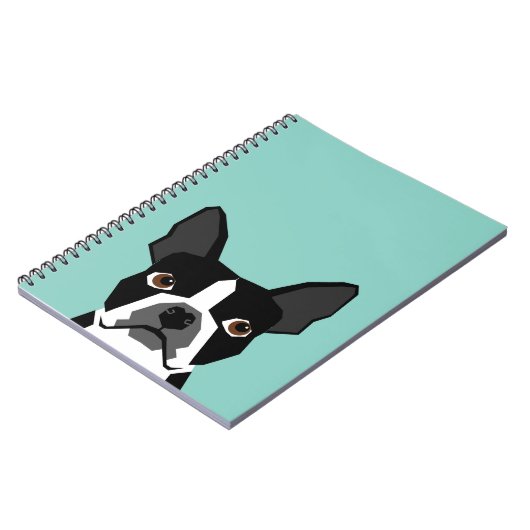 Boston Terrier Notitieboek (Linkerzijde)