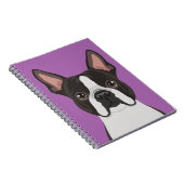 Boston Terrier Notitieboek (Rechterzijde)