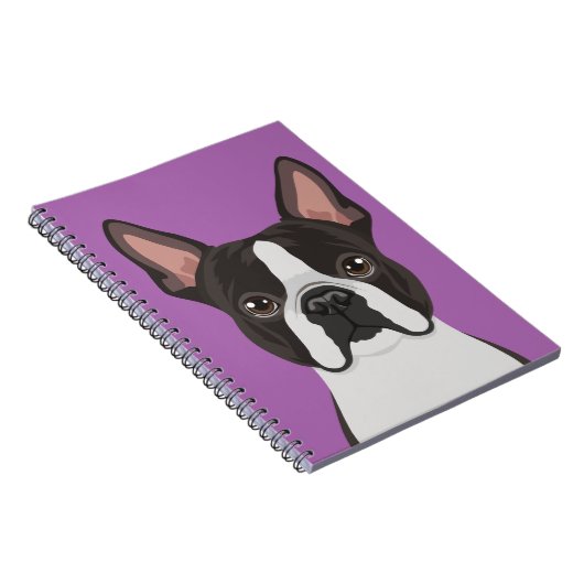 Boston Terrier Notitieboek (Rechterzijde)