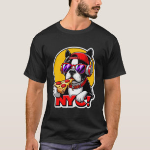 BOSTON TERRIER-NYC STIJL 2 T-SHIRT