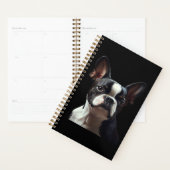 Boston Terrier - Oil Paint Classic T-Shirt Planner (Display)