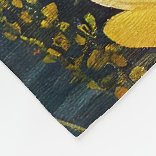 Boston Terrier op een peddel: Een Schilderachtig a Fleece Deken (Hoek)