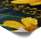 Boston Terrier op een peddel: Een Schilderachtig a Poster (Hoek)