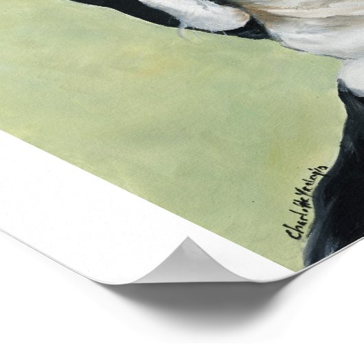 Boston Terrier Original Dog Art print (Hoek)