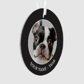 Boston Terrier Ornament (voorkant)