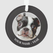 Boston Terrier Ornament (achterkant)