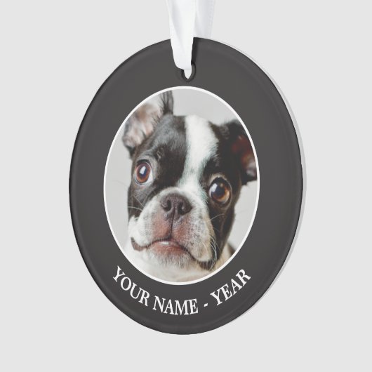 Boston Terrier Ornament (voorkant)